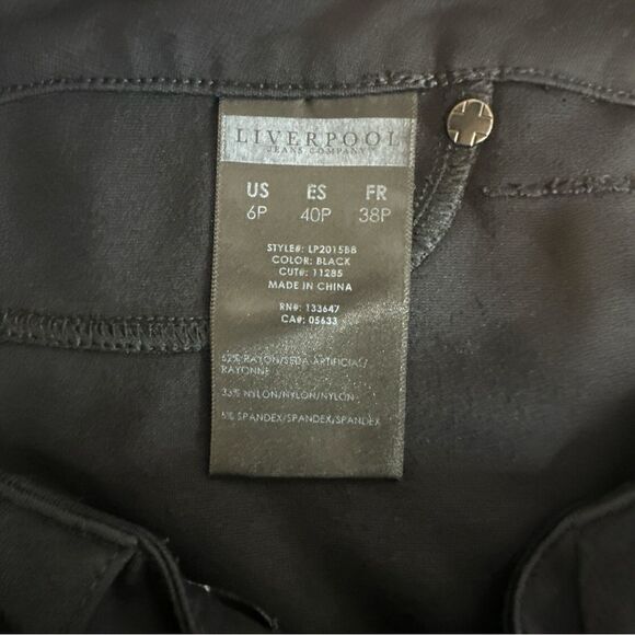 Liverpool Jeans Co Black Skinny Legging - Picture 3 of 5